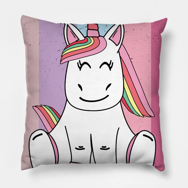 I Love People and hate war Unicorn Pillow by POS