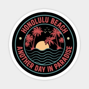 Honolulu Beach Magnet