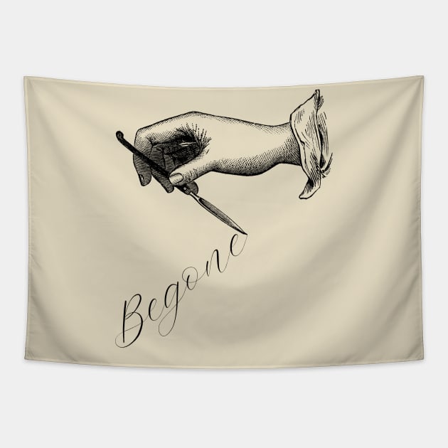 Begone Tapestry by thepinecones