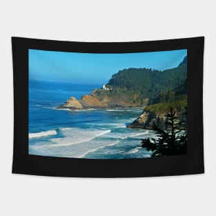 Heceta Head Lighthouse Distance Tapestry