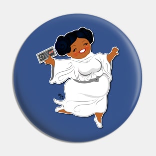 Space Princess Gaming Pin