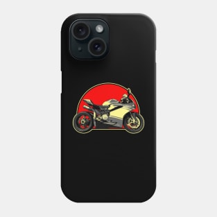 2017 Ducati 1299 Panigale Superleggera Retro Red Circle Motorcycle Phone Case