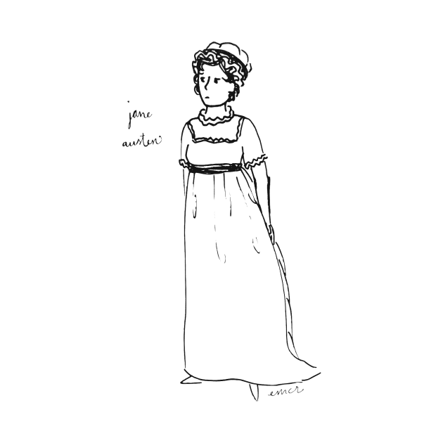 Inky Jane Austen by BiblioartsbyEmma