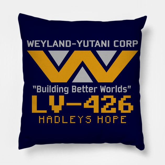 Weyland Yutani Pillow by solo