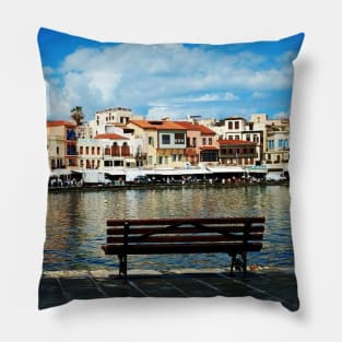 Summer Port of Crete, Chania Pillow