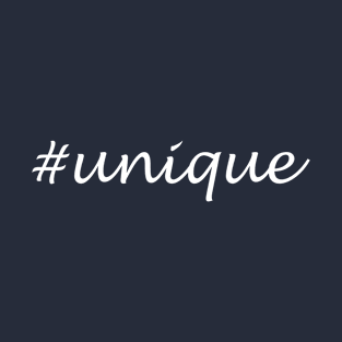 Unique Word - Hashtag Design T-Shirt