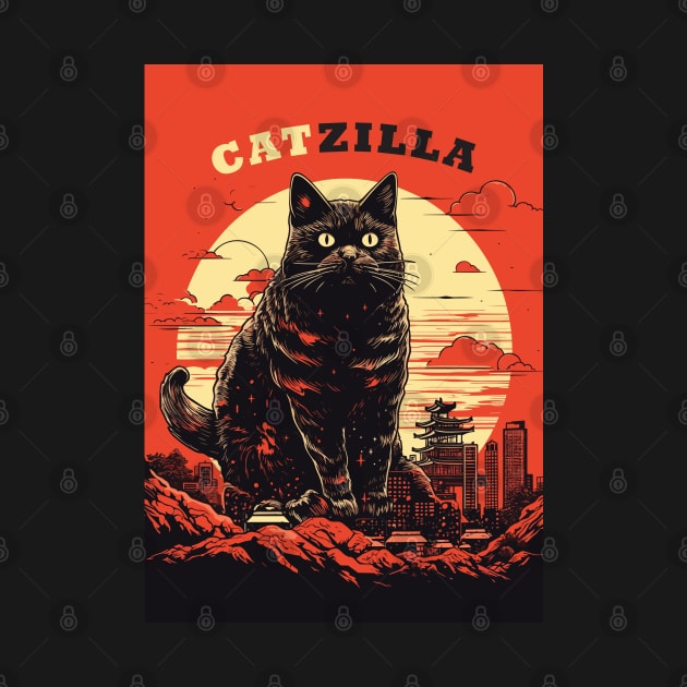 Catzilla by Yopi