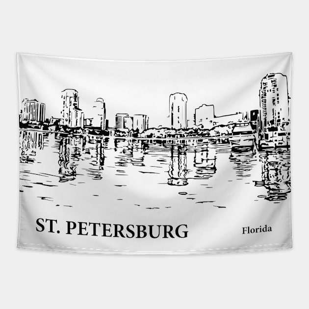 St. Petersburg - Florida Tapestry by Lakeric