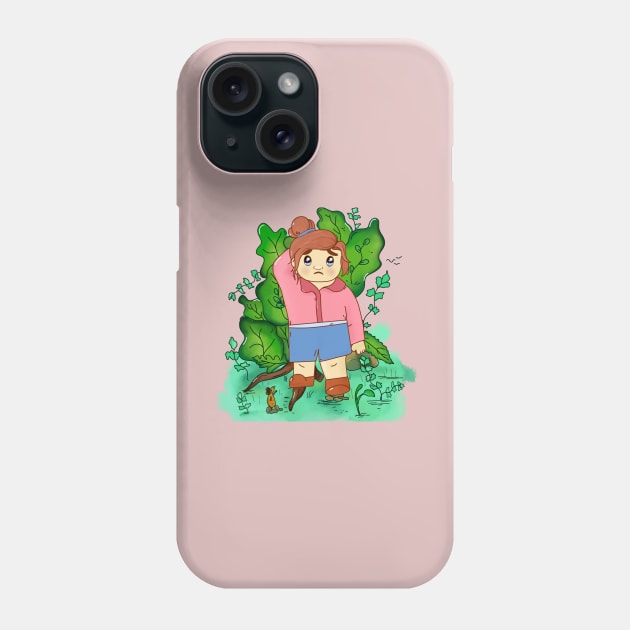 Cute pleading girl Phone Case by Sadafart