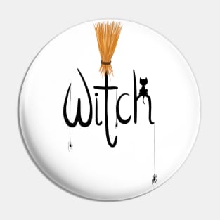 Witch Black Pin