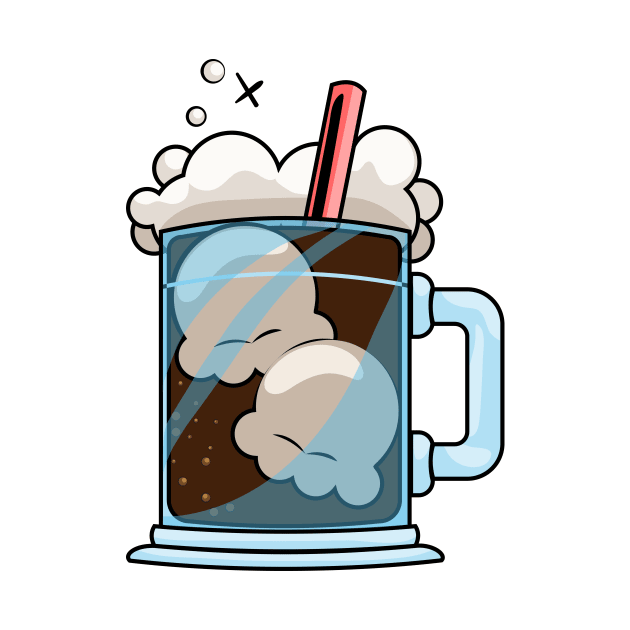 Root Beer Float by ElliotLouisArt