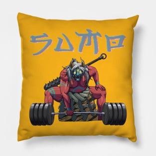 The Red Oni Version Pillow