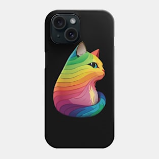 Cat Rainbow Phone Case