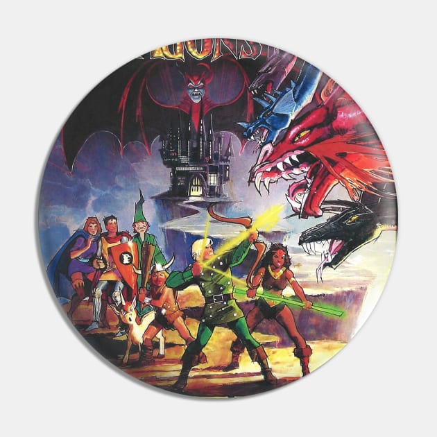 Dungeons and Dragons Pin by The Basement Podcast