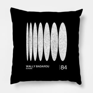 Wally Badarou / Minimalist Graphic Artwork Design Pillow