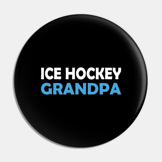 Ice Hockey Grandpa Pin by Schimmi