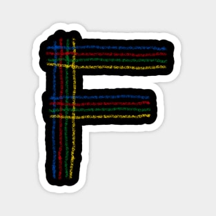 The letter F! Magnet