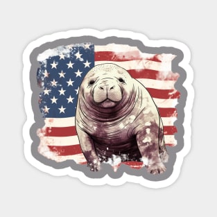 'Merica!! Manatee!! Magnet