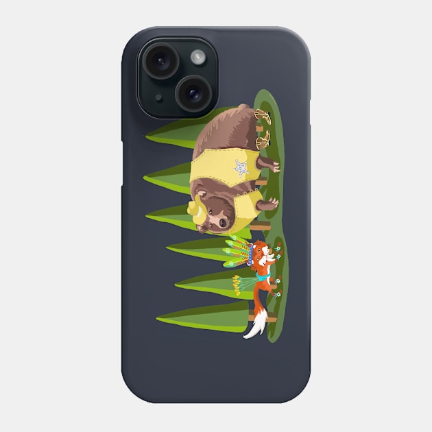 Playtime in the Forest Phone Case by BullShirtCo