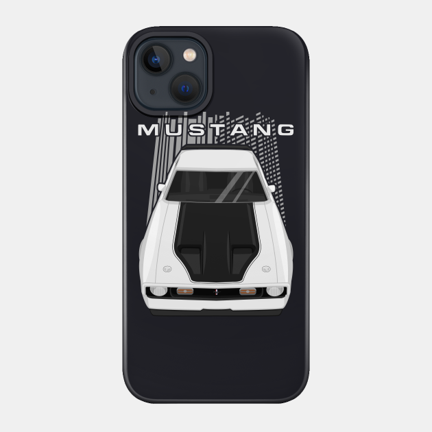 Mustang Mach 1 1971 to 1972 - White - 1972 - Phone Case