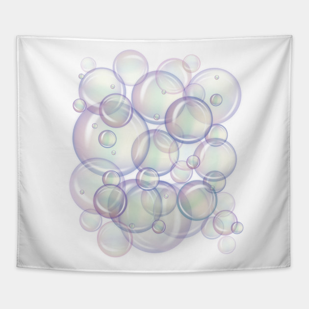 pastel bubbles design pastel colors tapestry teepublic bubbles designs