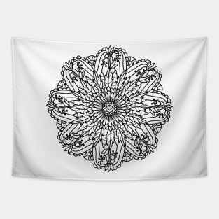 Flower Mandala 1 Tapestry