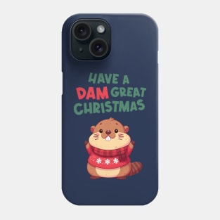 Have A Dam Great Christmas Marmot Phone Case