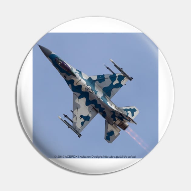 F-16 Fighter Aggressor Blizzard Camo Pin by acefox1