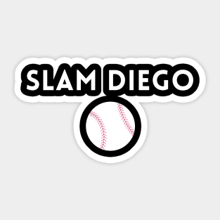 Vintage Slam Diego San Diego City Skyline Baseball Gameday