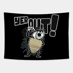 Yer Out! Umpire Tapestry