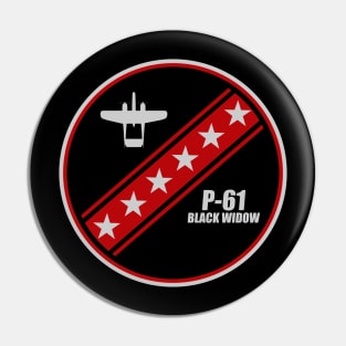 P-61 Black Widow Patch Pin