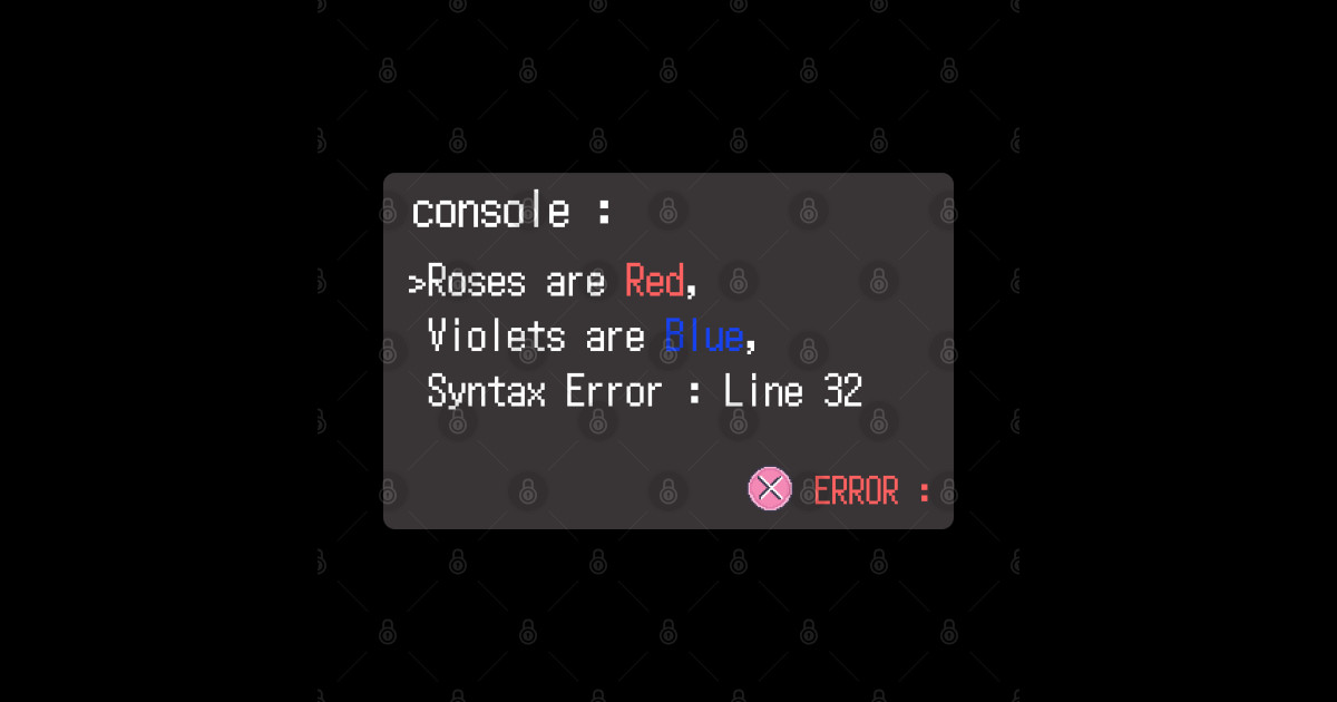 syntax error poam - Syntax - Sticker | TeePublic