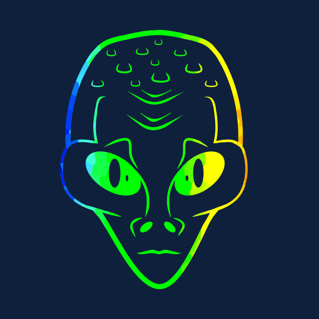 Alien Head Sci Fi by SartorisArt1