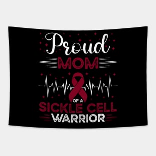 Proud Mom Of A Sickle Cell Warrior Sickle Cell Awareness Tapestry