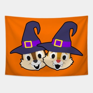 Halloween Chip Dale Tapestry