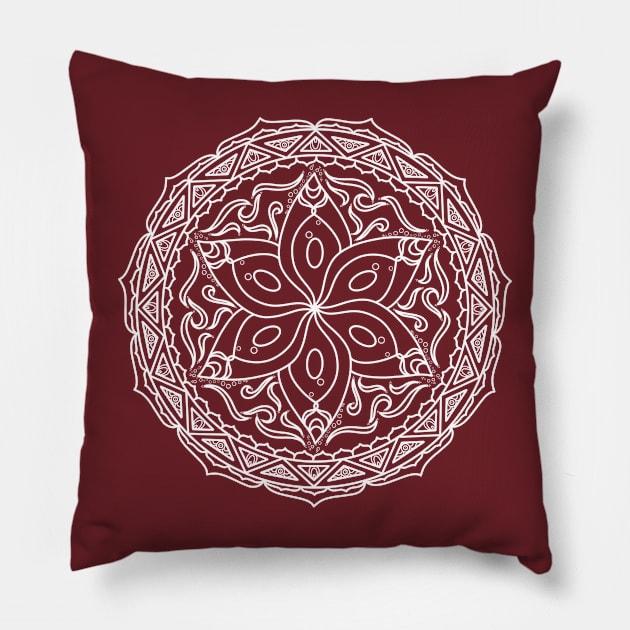 Floral Pillow by Jaspreet Kaur