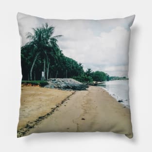 Sandy Summer Beach Pillow