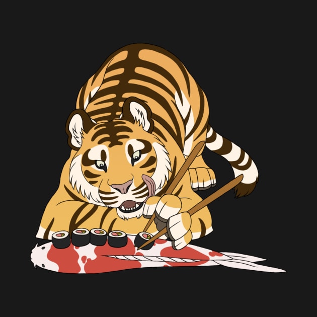 Sushi Tiger by FlannMoriath