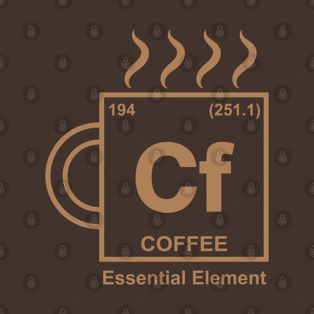 Coffee Essential Element by Alema Art