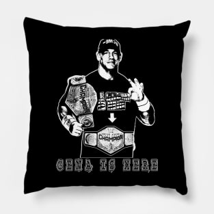 Cena Is Here Vintage Pillow