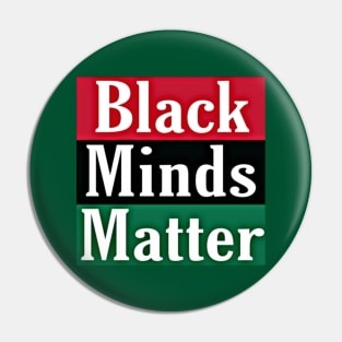 Black Minds Matter - Double-sided Pin