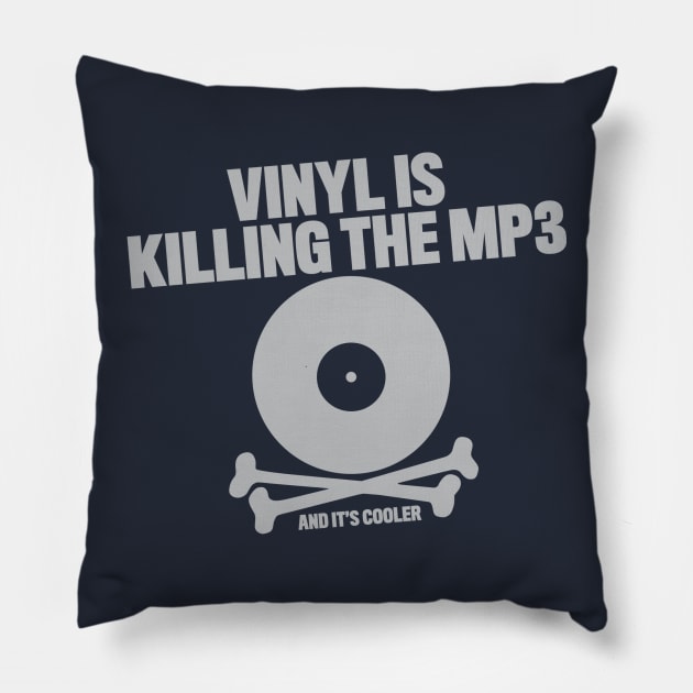 Vinyl Is Killing The MP3 Pillow by LondonLee