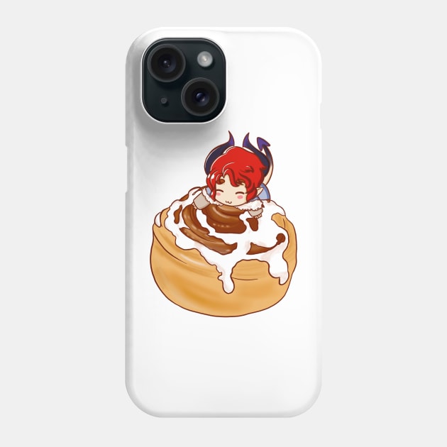 Cinnamon Roll Tiefling Phone Case by SoareDean