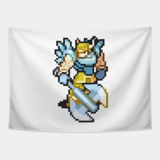 Warrior Fighting Sprite Tapestry