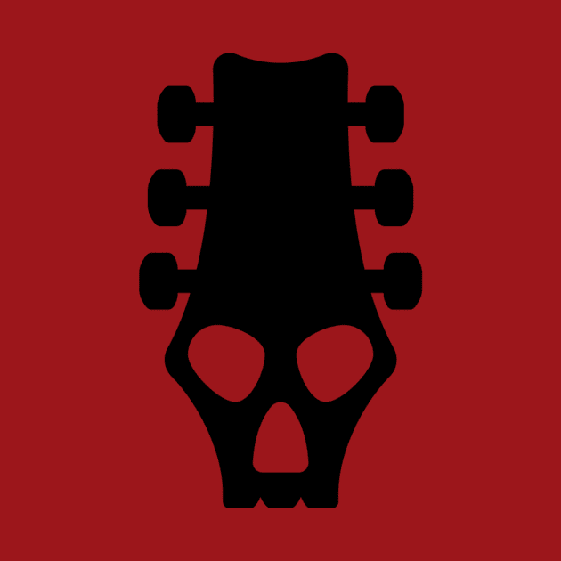guitar skull by Toxico