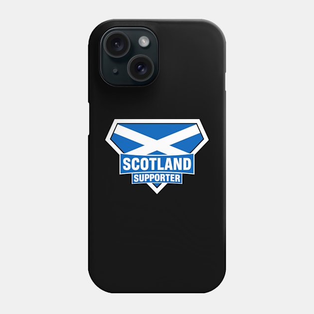 Scotland Super Flag Supporter Phone Case by ASUPERSTORE