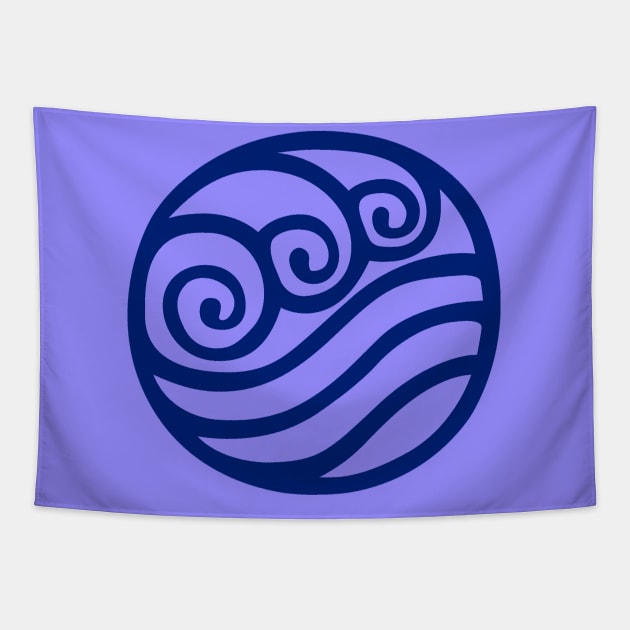 Water Tribe Emblem Tapestry by Mrmera