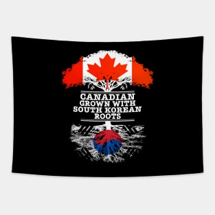 Canadian Grown With South Korean Roots - Gift for South Korean With Roots From South Korea Tapestry