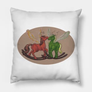 Rocking Horseflies Pillow