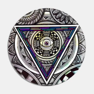 Hypnotic Eyes Pin